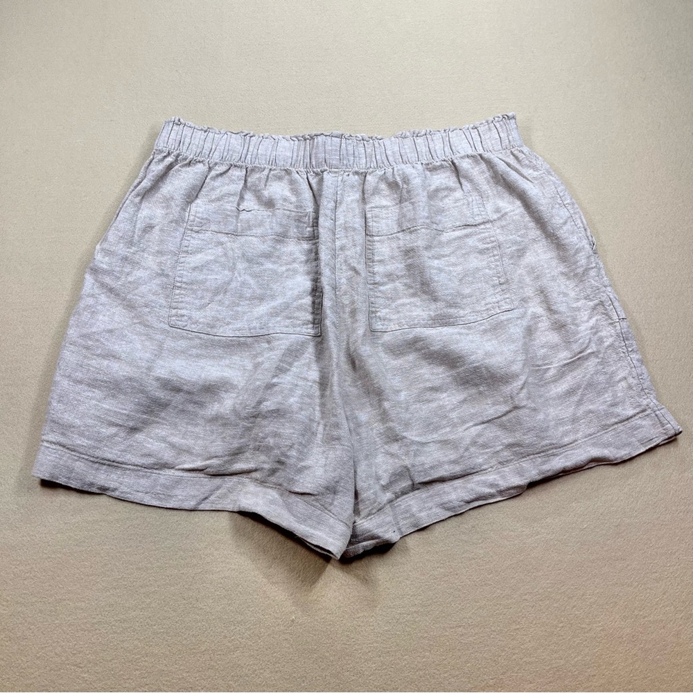Two Pack Loft Linen Blend Shorts - Picture 12 of 12